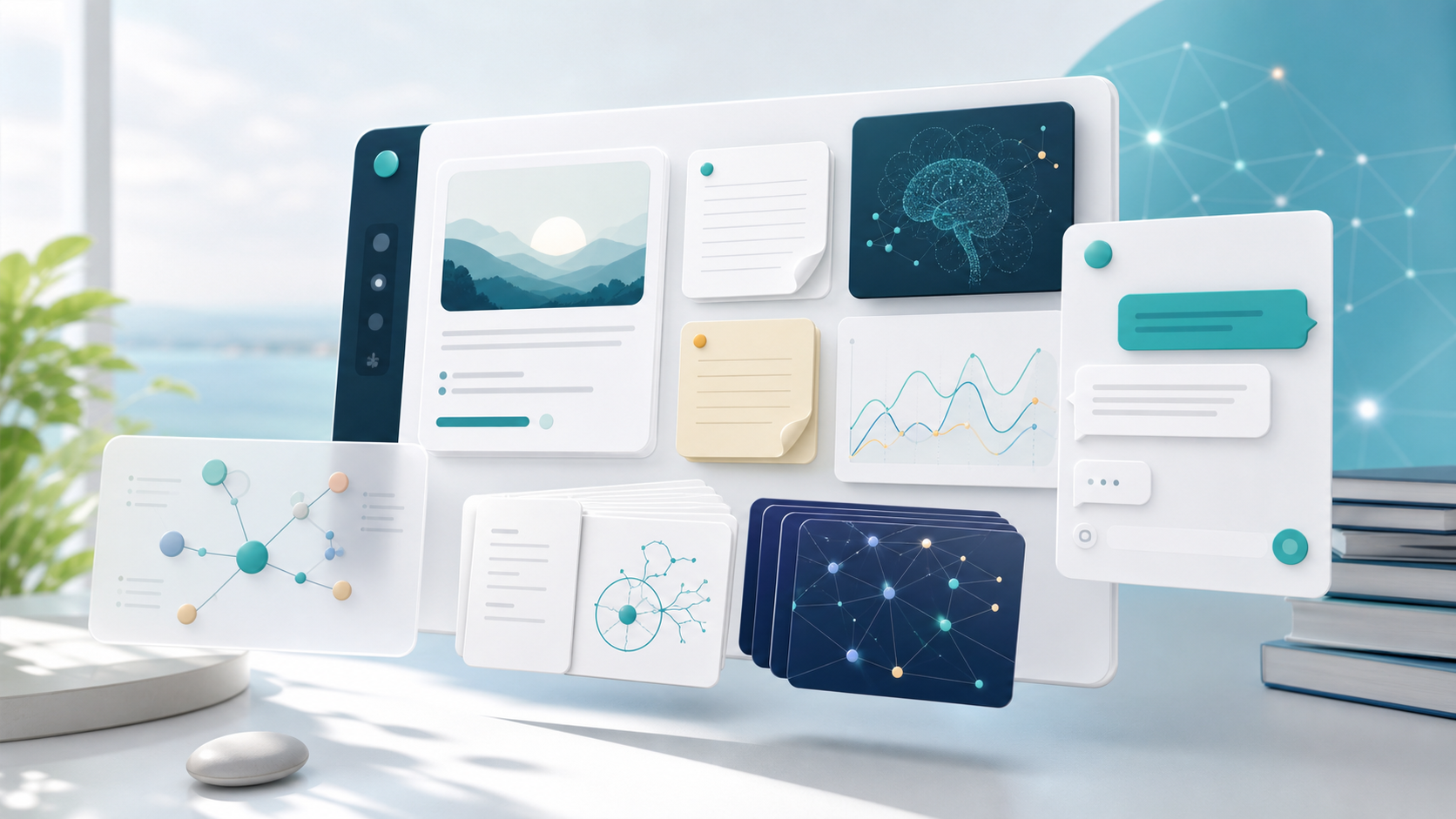 MindNotes AI 学习工作台视觉